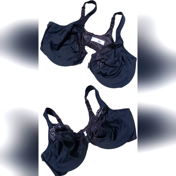 Glamorise Other - Glamorise Women's Black Front-Closure Underwire Bra-Size 44D- NWOT